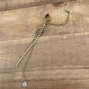 Cuff/drape earring